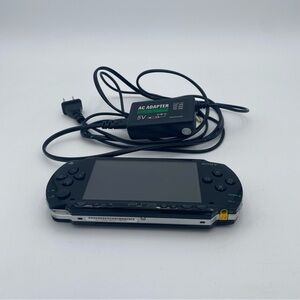 Sony Black PSP with Charger